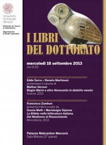 Present. Libri dott. Ve sett 13