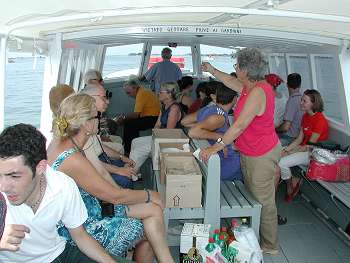 navigando nella laguna di Grado